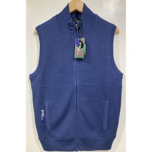 Ralph Lauren RLX Men's Medium Navy Golf‎ Sweater Vest Cool Max NWT $228